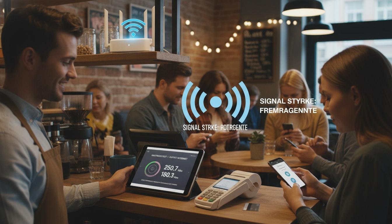 Stabil wifi sikrer betalinger